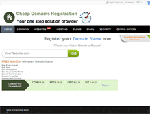 Tablet Screenshot of cheap-domains-registration.com